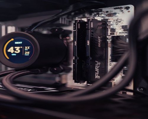 High-end PC gaming setup displaying advanced technology